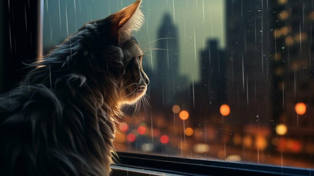 Cats and Rainy Weather