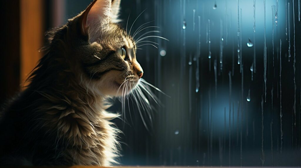 rainy season and cat behavior problems